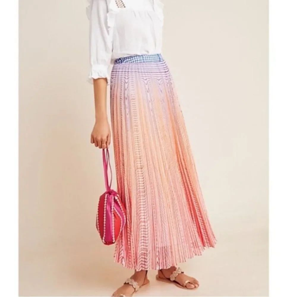 Like New Anthropologie Geisha Designs Dawn Maxi Skirt